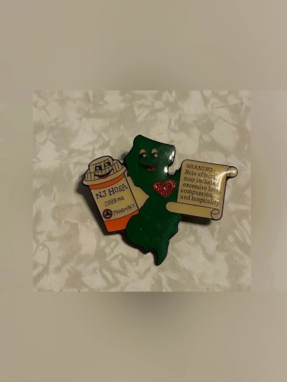Vintage Pharmacy Advertisement Lapel Pin #7649